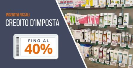 Incentivi fiscali - credito d'imposta fino al 40%