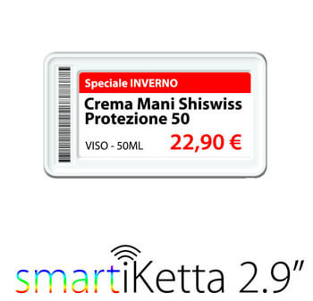 Etichetta elettronica smartiKette 2.9