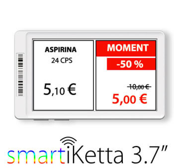 Etichetta elettronica smartiKette 3.7