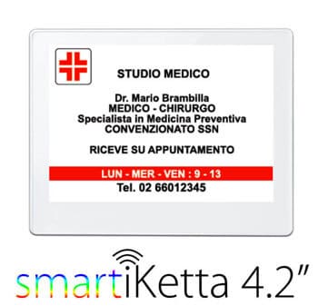 Etichetta elettronica smartiKette 4.2