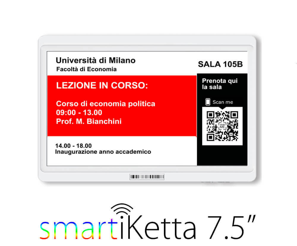 Etichetta elettronica smartiKette 7.5