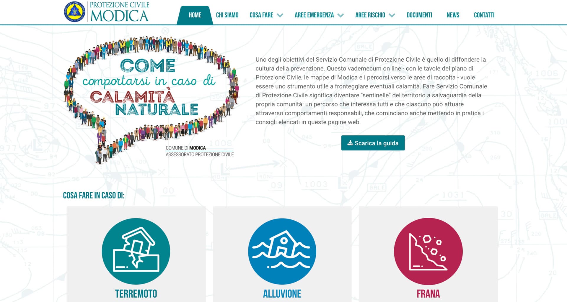 Realizzazione Sito Web Protezione Civile Modica | Clivup Web Agency