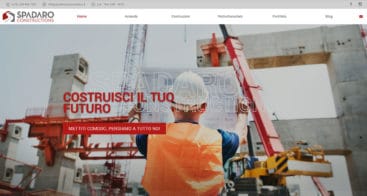 Realizzazione Sito Web Spadaro Constructions | Clivup Web Agency