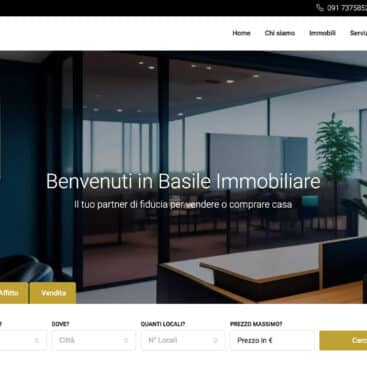 Sito Web Basile Immobiliare